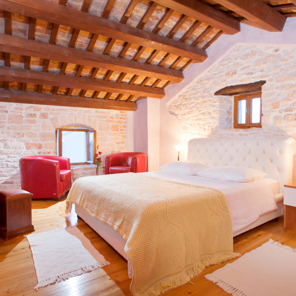 Bedrooms, Villa San Vincenzo, Villa San Vincenzo, Istria, Croatia, with pool Peresiji